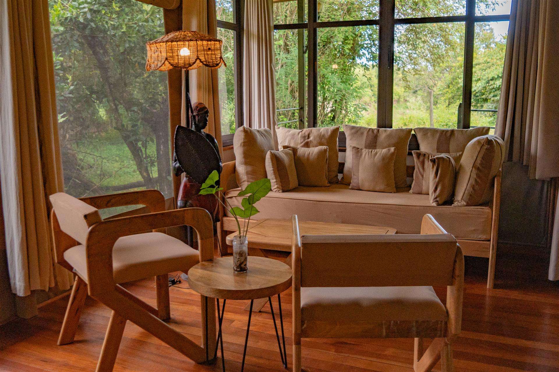 Luxury tented suite with en-suite bathroom and private sun deck at Ashnil Mara Camp, Maasai Mara