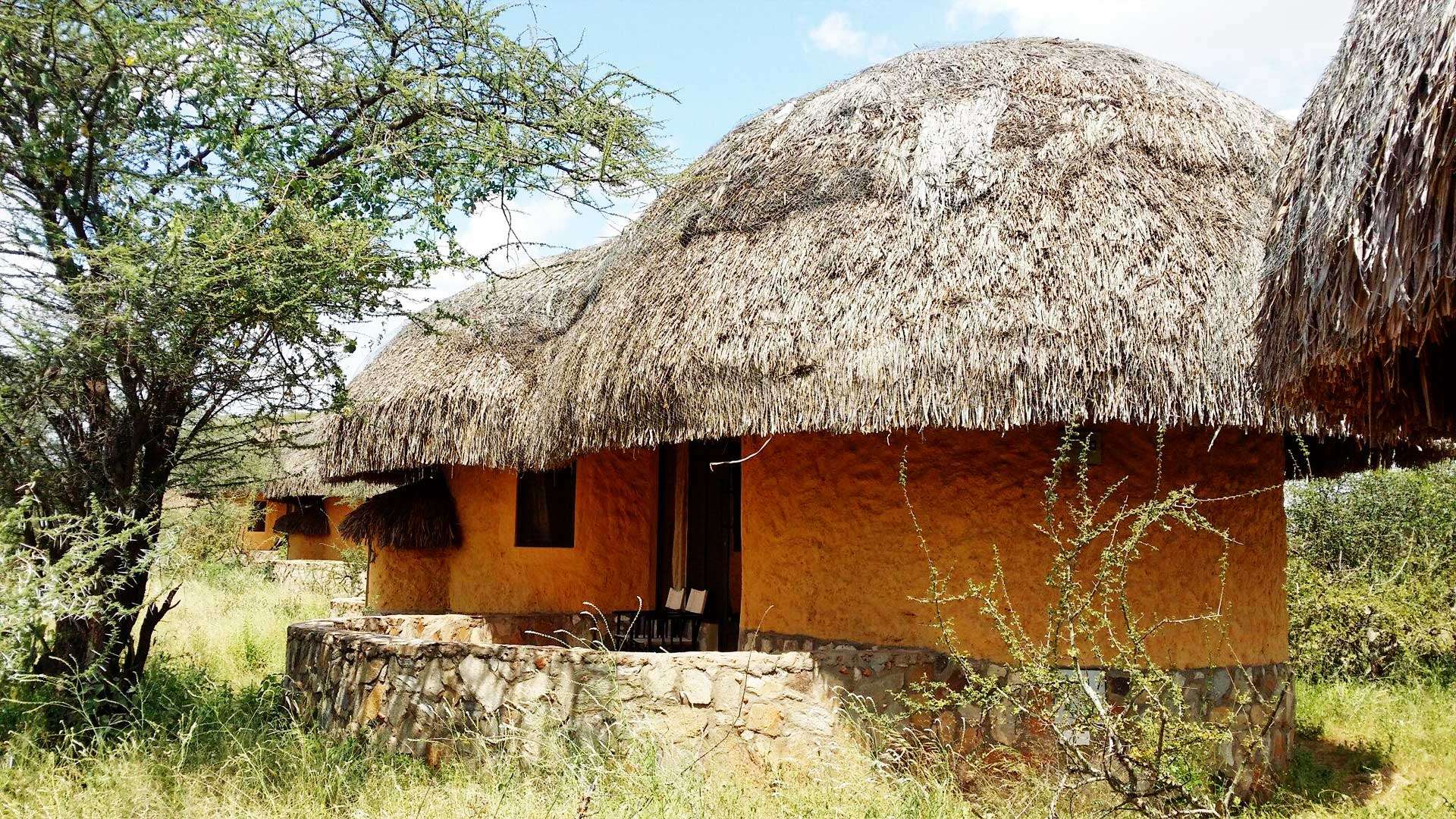 Cottage accommodation at Samburu Sopa Lodge in the Samburu National Reserve, Kenya
